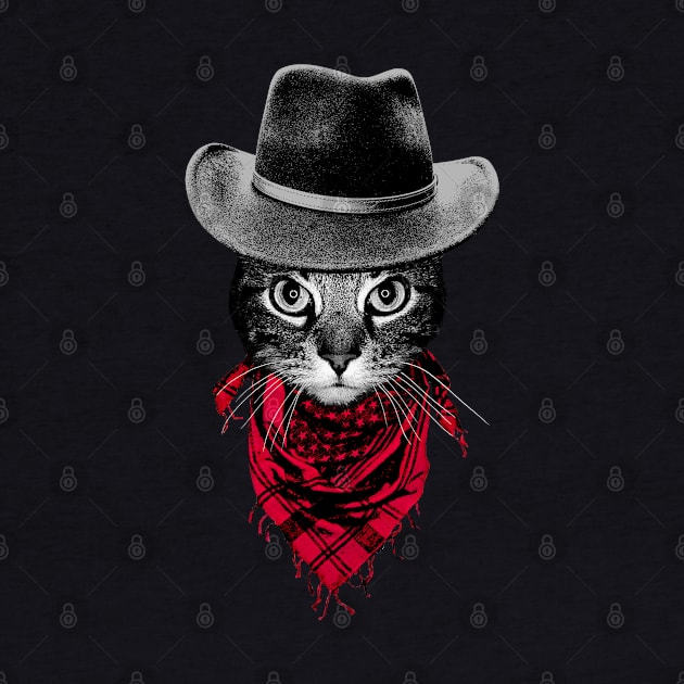 Cowboy Cat by clingcling